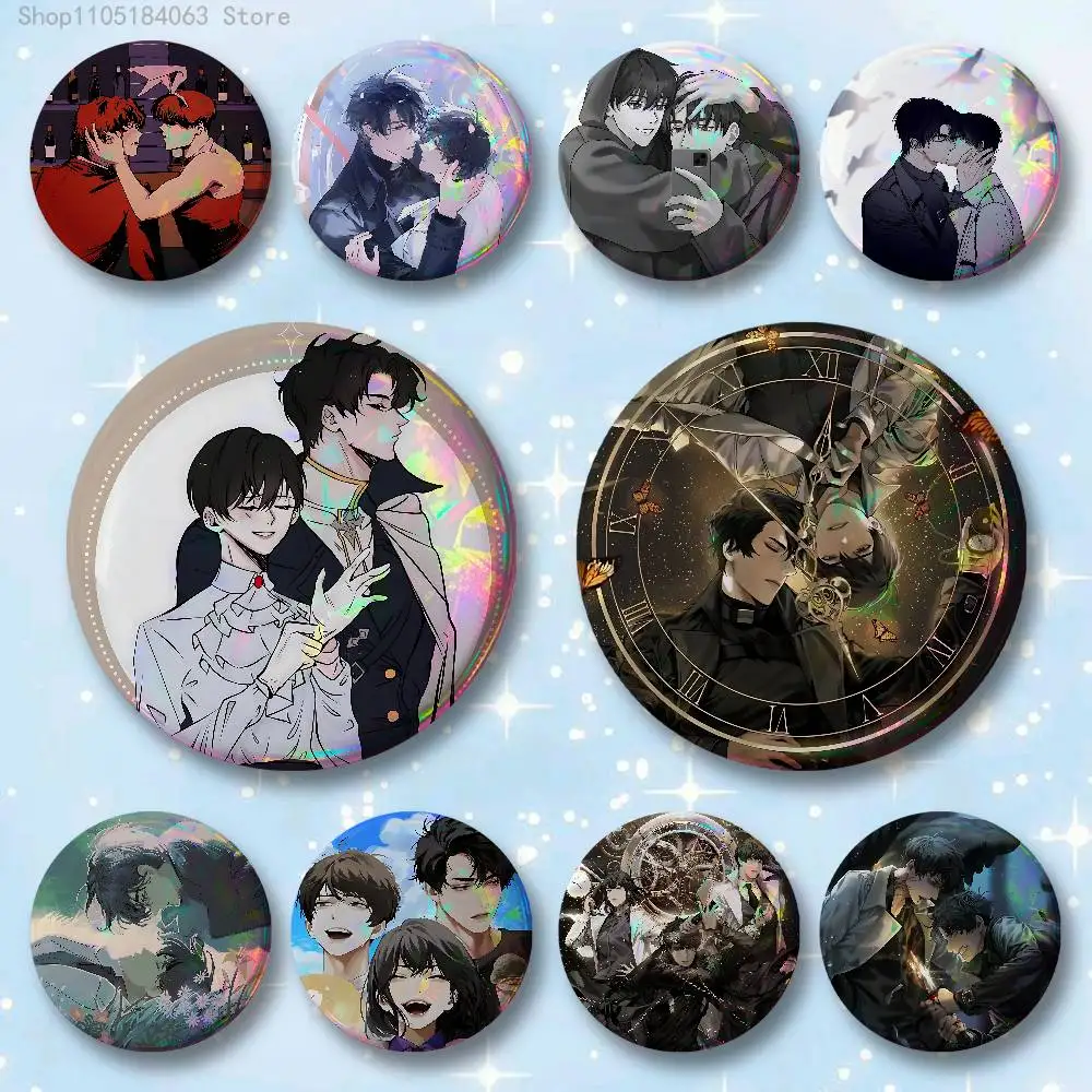 

Kim Dokja Yoo Joonghyuk Joongdok Badges 25 32 44 58 75 mm Round Cosplay Pin Bag Decor Fans Collect Friends Gifts Brooch Souvenir