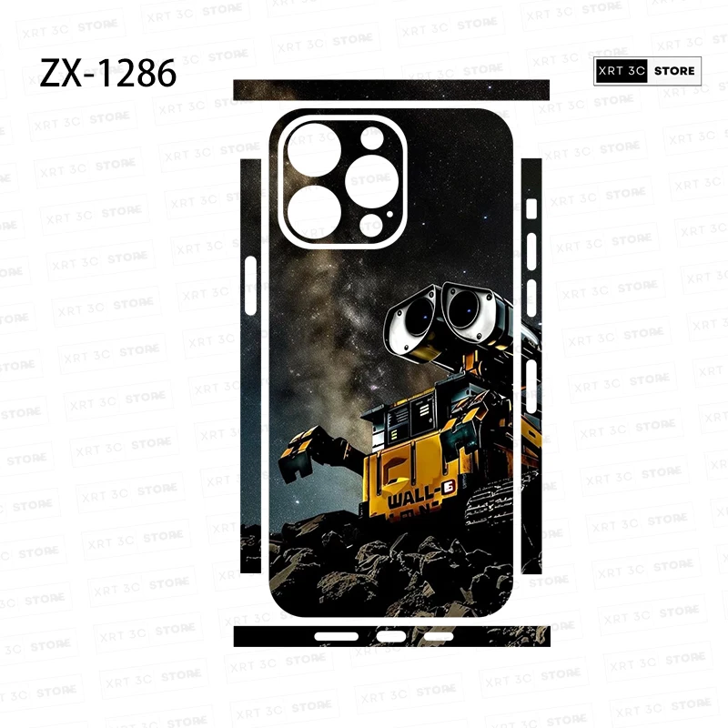 XRT Skin Sticker for iPhone16 15 Pro Max 14 13 17 Phone Sticker Back Film Side Frame Protector (Not Phone Case)
