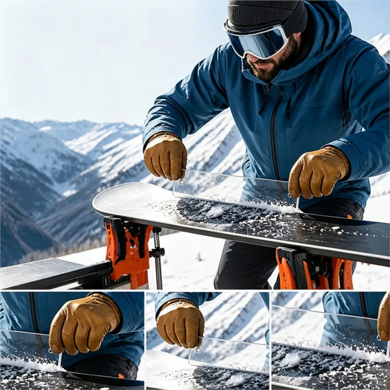 Snowboard Ski Wax Remover Tool, Long & Short Available, Efficient Scraping, for Skiers DIY Snowboard Tuning