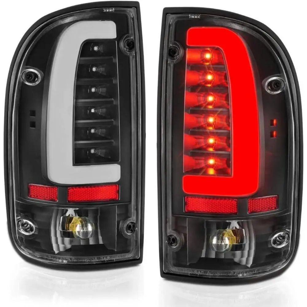 

Задние фонари ANZO для Toyota Tacoma 1995-2004, светодиодные, черные, с прозрачными линзами, пара | 311353