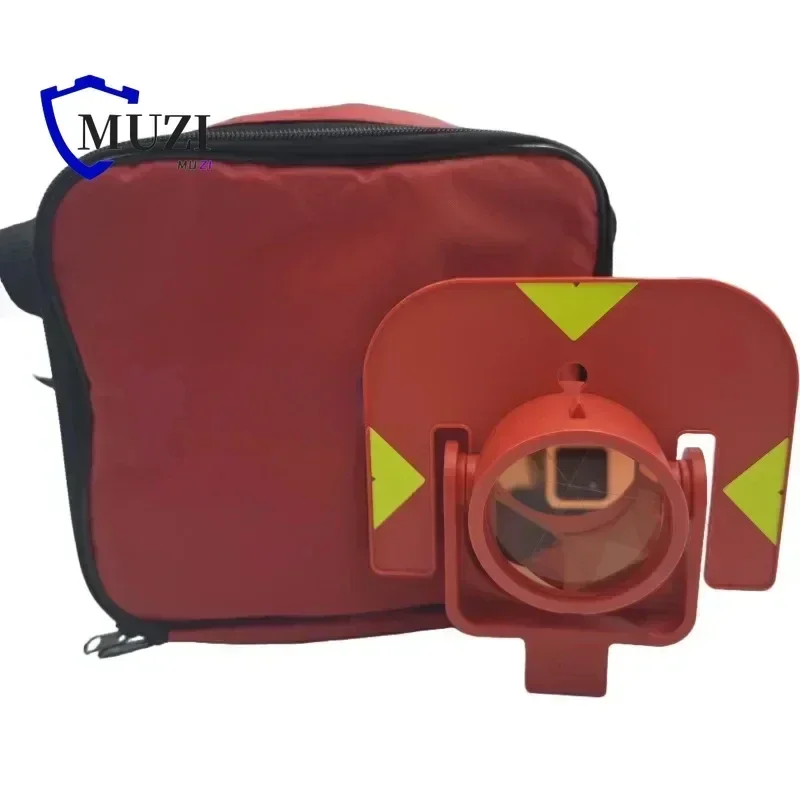 High Quality GPR111 Red Single Prism For Leica Total Stations Prism Surveying Instrument Offset 0mm Constant With Soft Bag