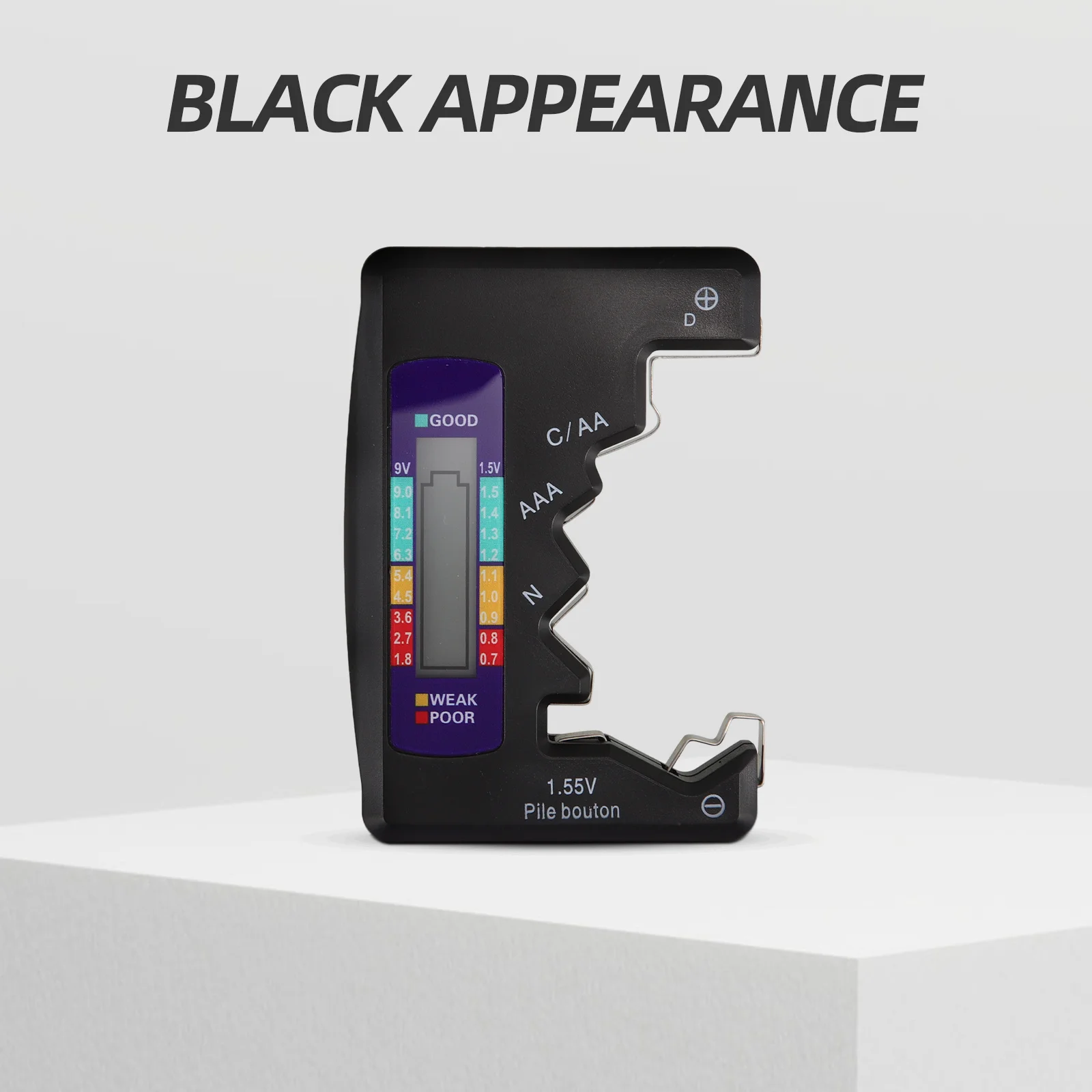 Przenośny tester baterii AA, AAA i baterii guzikowych - niezawodna dokładność, utrzymuje sprawność urządzenia.