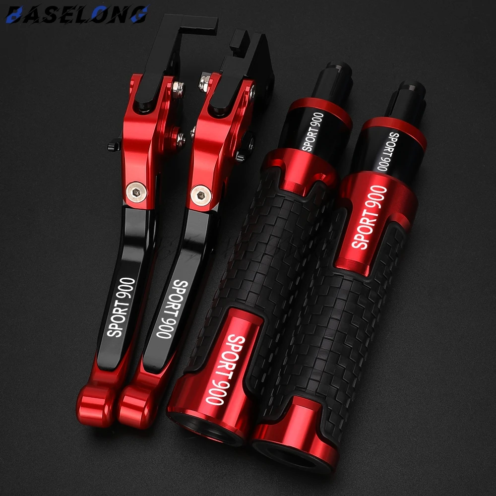 

For DUCATI 900SPORT 900 SPORT 900 SPORT900 1999 2000-2002 Motorcycle Adjustable Clutch Brake Levers Handle Bar End Grips Caps