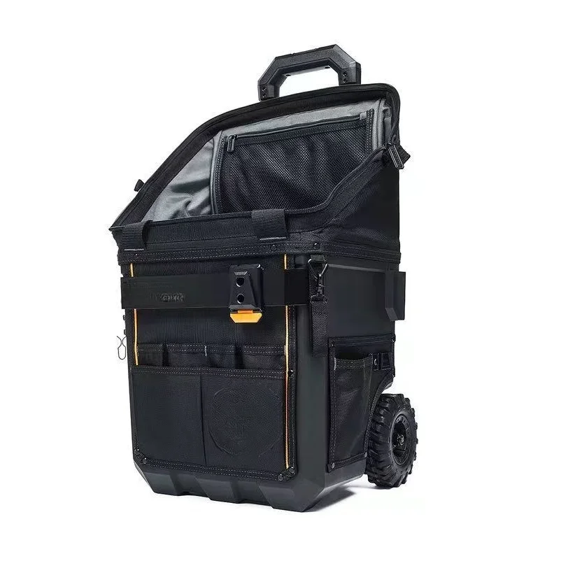 Tool Bag Wheeled Trolley Toolbox Handbag with Trailer Professional Electrician Fishing Bucket Storage Professional Organizer