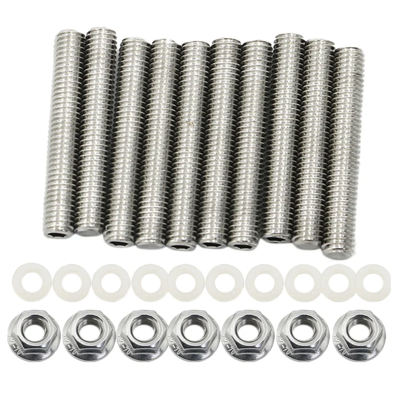 For 1320 Performance Intake Manifold Extended Stud Studs Bolt Kit For Honda Acura B D H F GSR Si Series Engines