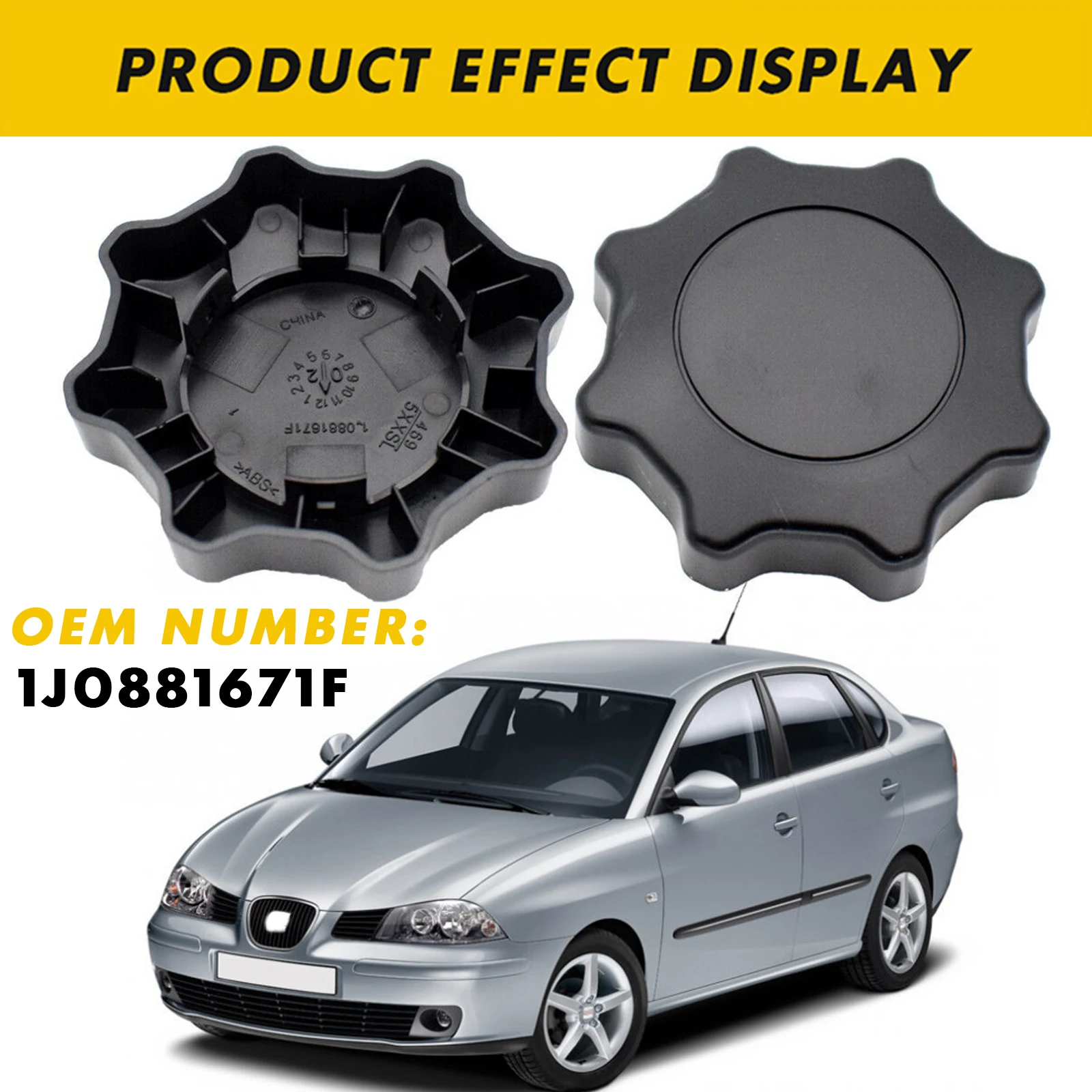 For Audi A1 A6 C5 A4 B6 SEAT Cordoba Ibiza 6L Leon Arosa Toledo Seat Adjustment Knob 1J0881671F Car Adjuster Recliner Accessory