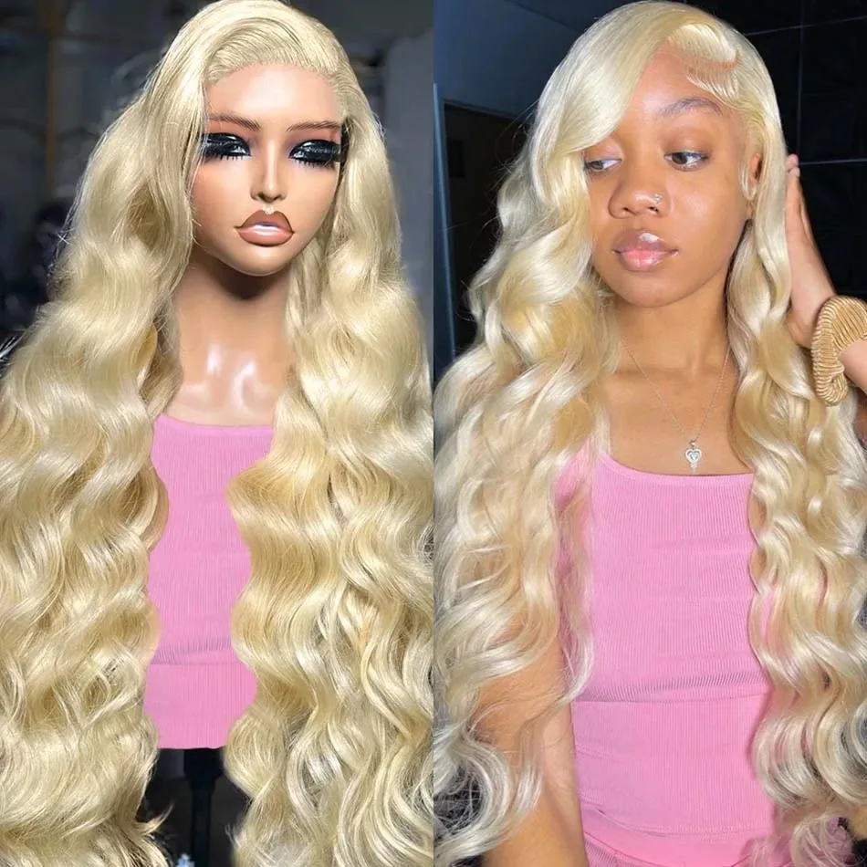 180% Honey Blonde Body Wave 13x6 HD Lace Frontal Human Hair Remy Wig 13x4 Transparent Lace Front Closure Wigs For Black Women