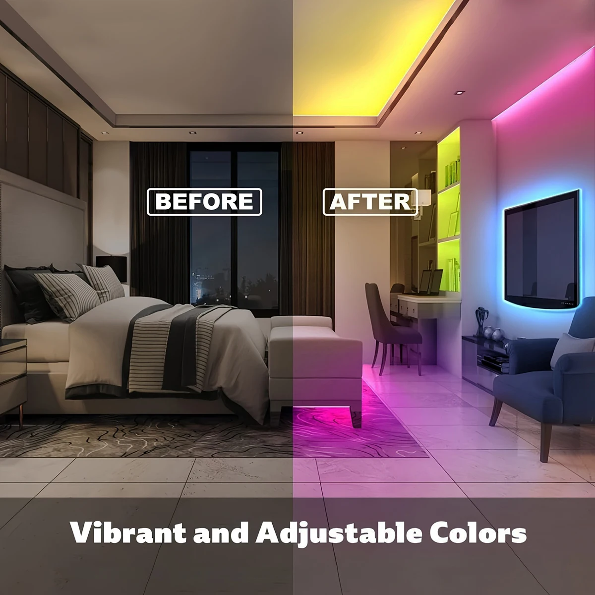 Lampu Strip LED RGB untuk Ruan - Ambient Light Strip Tv ulasan dan harga