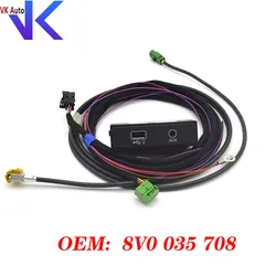 For Audi Q5 modified Carplay interface small big plug USB cable 8W0 035 708 8W0035708A