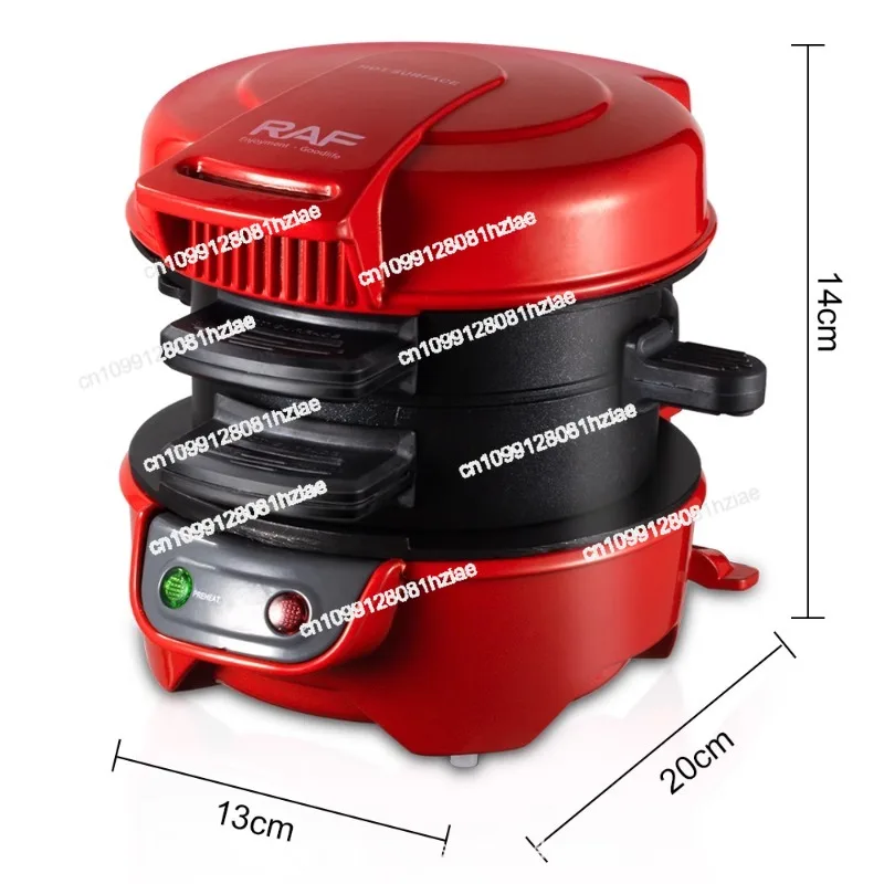 

Multifunctional Burger Maker Sandwich Bread Maker European Standard US Standard Household Fried 110V Waffle Breakfast Spit