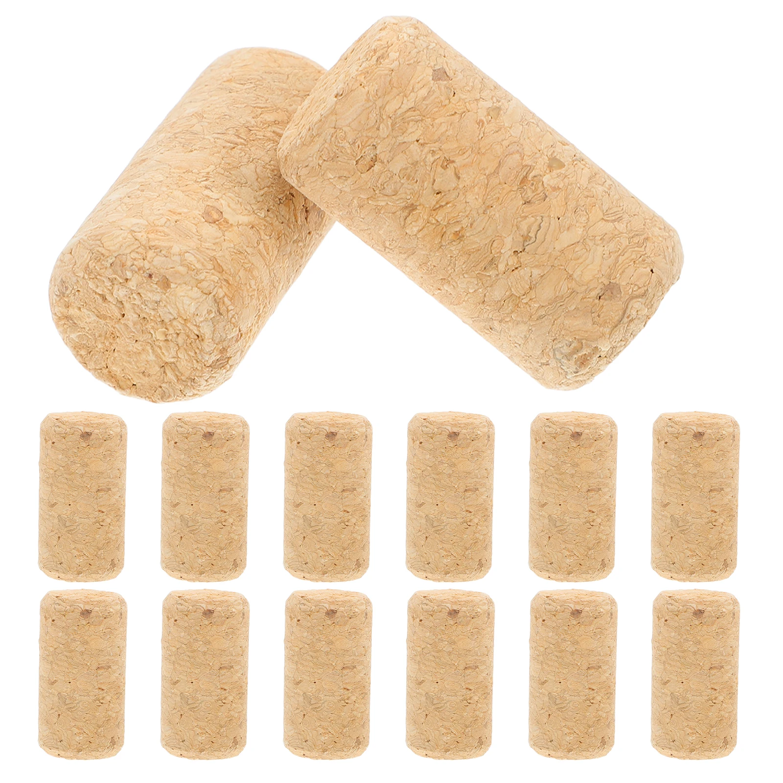 

50Pcs Straight Wine Corks Beige Natural Leakproof Replacement For Crafting Decor Diy Arts Liquor Beverage Drinks Bottle Stoppers