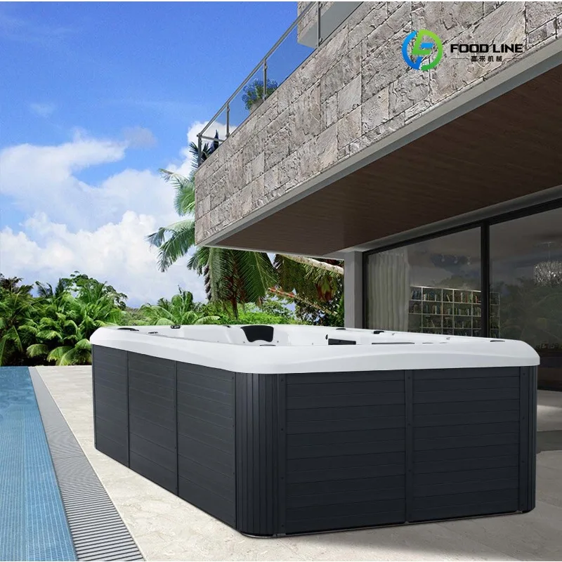 2026 Hot Sale FL Customized Hot Selling Acrylic  Balboa System Masaage Jets Whirlpool Hot Water Massage Outdoor Swimming Pool.