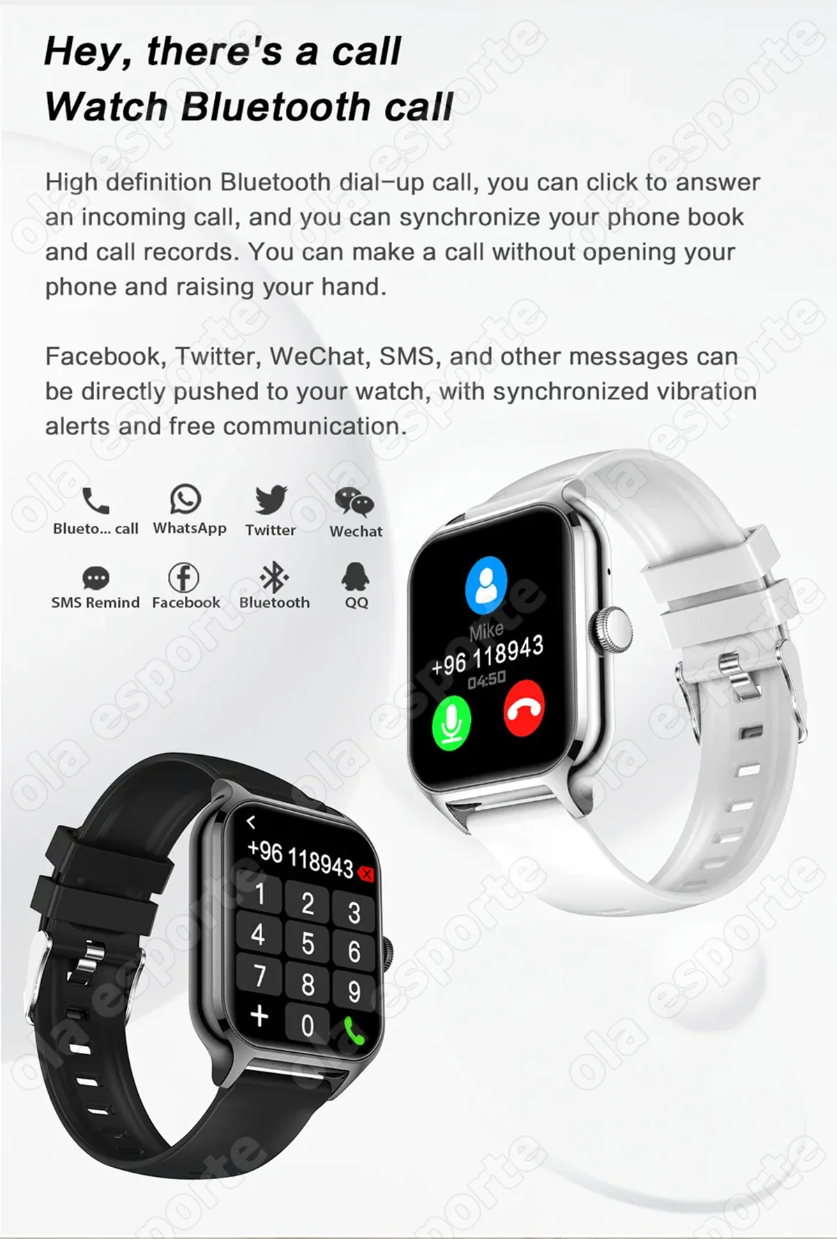 2026 Outdoor Smartwatch Herzfrequenz BT Anrufannahme Schlaf-Gesundheitsüberwachung Wetter Sport Schrittzähler Nachrichten-Push Smartwatch H10 – Detail 12