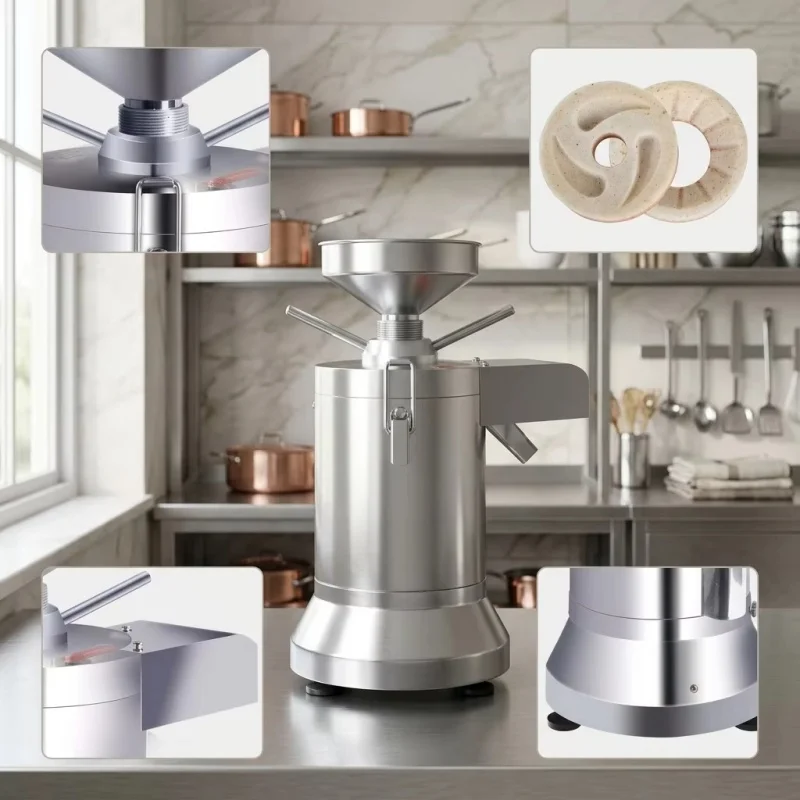 LY-100A Soybean Milk Grinding Machine Commercial Stainless Steel Soy Milk Maker Tofu Grinder