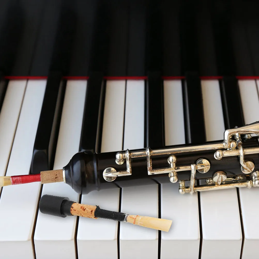 

2Pcs Oboe Reeds Professional Handmade Lightweight Durable Copper Compact Reed Instrument Tool for Performing Oboe Parts