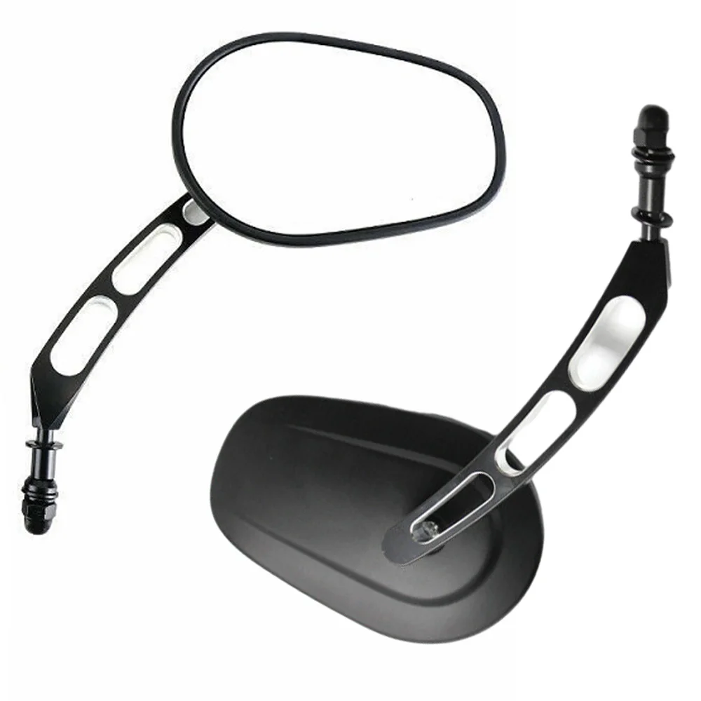 Motorcycle Side Mirror 8mm Threaded  For Harley-Davidson Switchback FLD 2012-2017 Plastic Housing and Metal Stem Material view 3