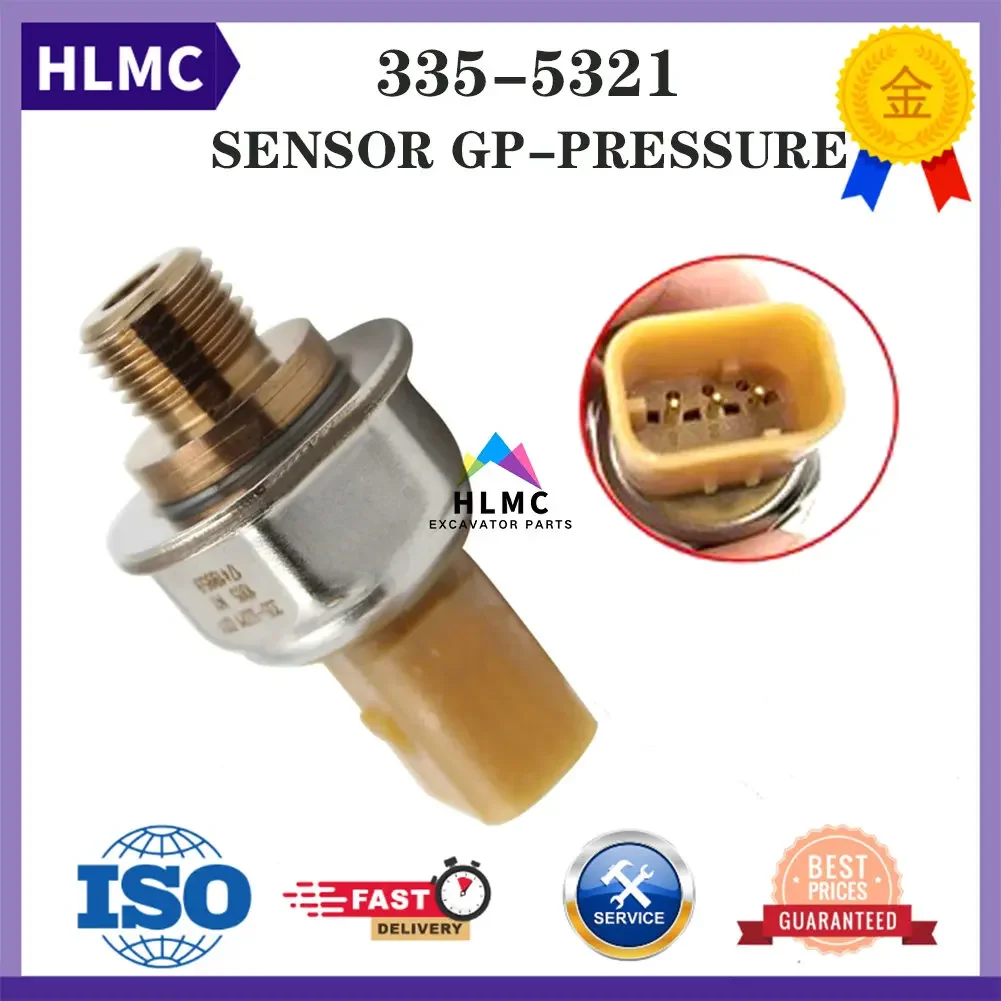 

Pressure Sensor 335-5321 3355321 5PP4-21 C3.3B Engine Wheel Loader 906H2 907H2 908H2 910K 914K Pipelayer PL61 Truck 777G 785D