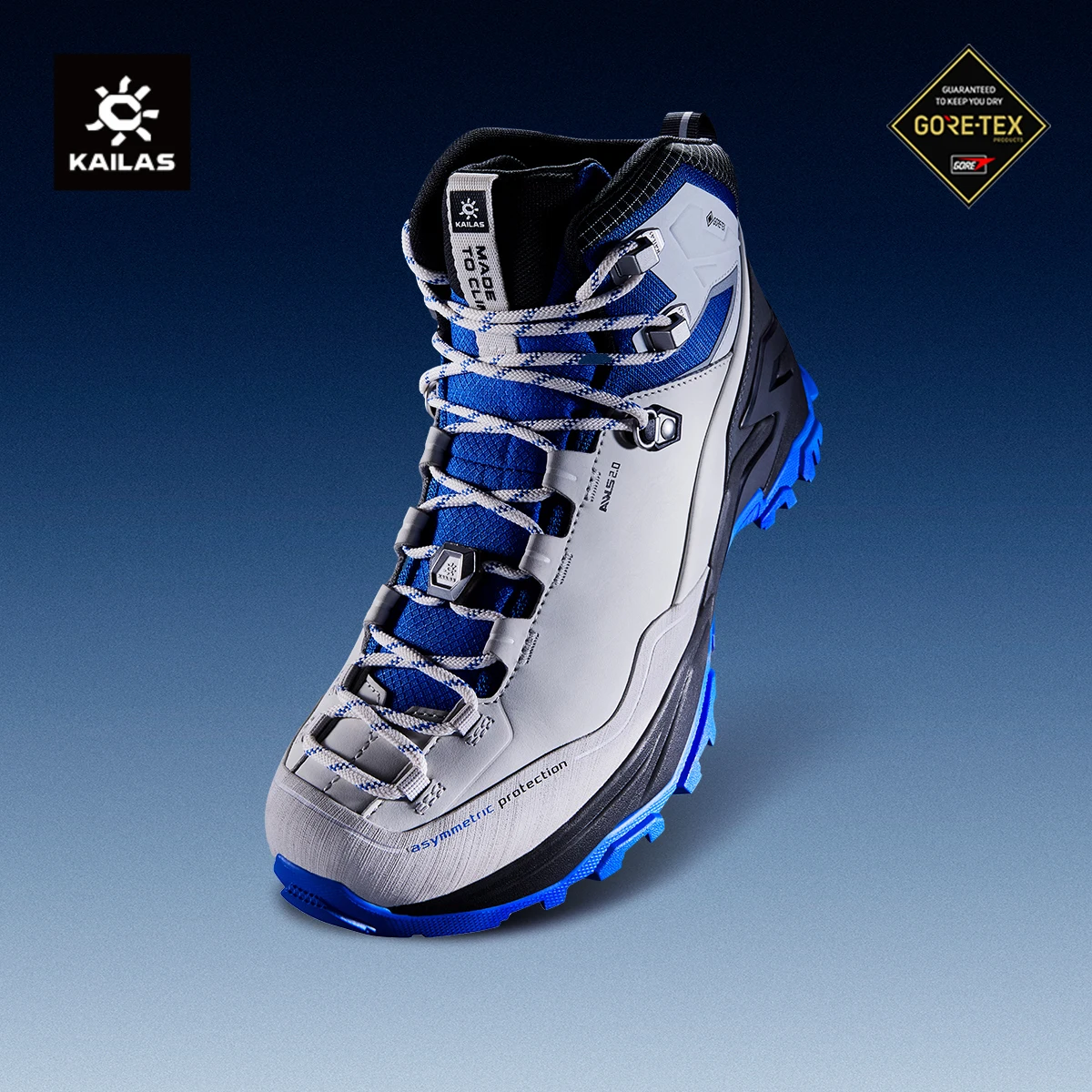 

KAILAS 2026 Новые мужские походные ботинки MT5-3 GTX MID, водонепроницаемые, с защитой от скольжения, амортизацией EVA, для альпинизма KS2612127