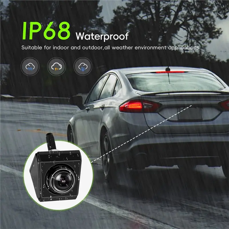 Backup Camera For Truck For Trailer Pickup RV AHD 1080P Rear View Camera 5 Inch Monitor Kit, IP68 Waterproof Night Vision-L94A