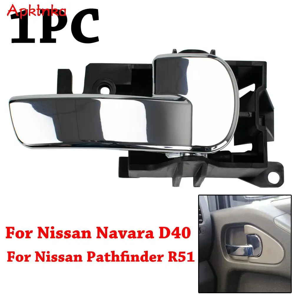 APKTNKA Maniglia interna per porta sinistra o destra per Nissan Navara D40 Pathfinder 04-14 80671-4X02B 806714 X02B 80670-4X02B 806704 X02B