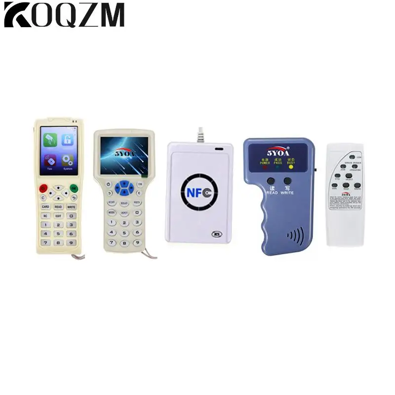 5pcs ID Card Key Fob EM4100 Access Control Card Rewritable Repeatable Tag Reproducible 125khz Card Induction Token Key Random