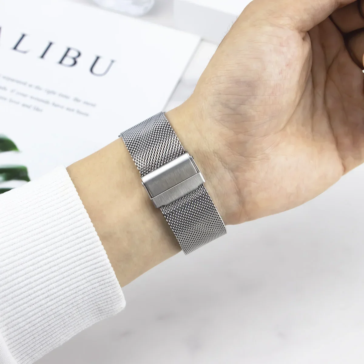 حزام معدني لساعة أبل 46 مللي متر 45 مللي متر 49 مللي متر 40 41 مللي متر 38 مللي متر 44 مللي متر ميلانيز كوريا سوار iWatch سلسلة 109 8 7 se 6 Ultra