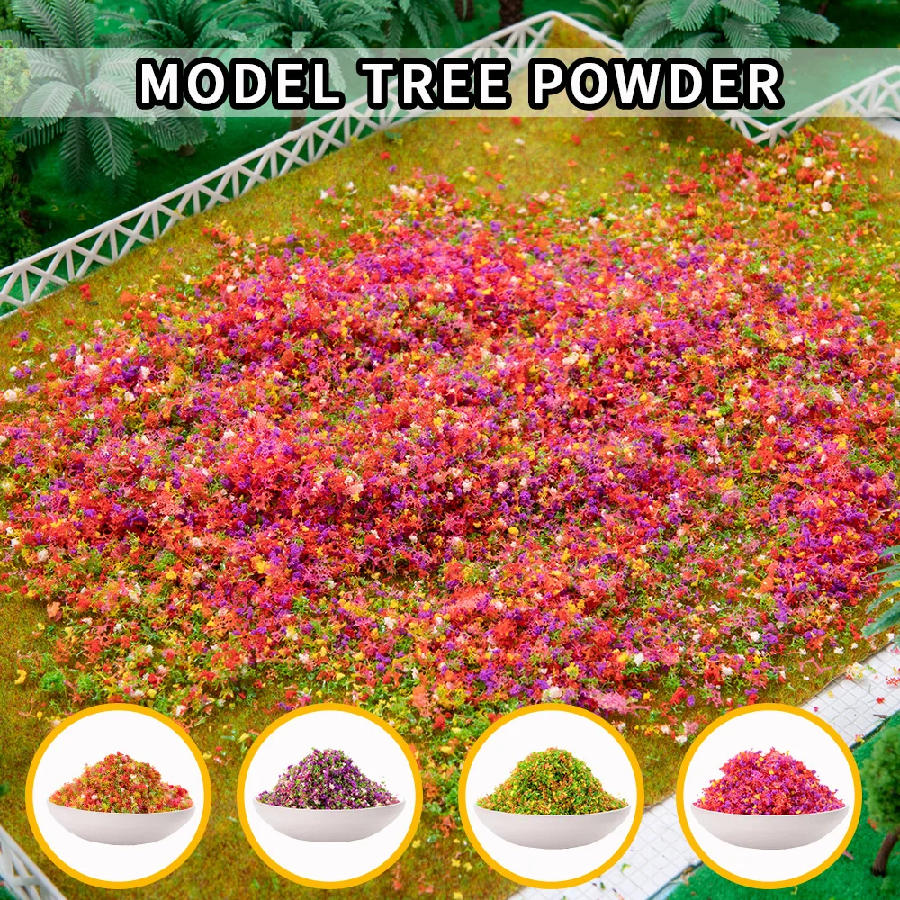Color Tree Powder Model para DIY Making, Sand Table, Landscape Layout, Acessórios de Decoração, 60g
