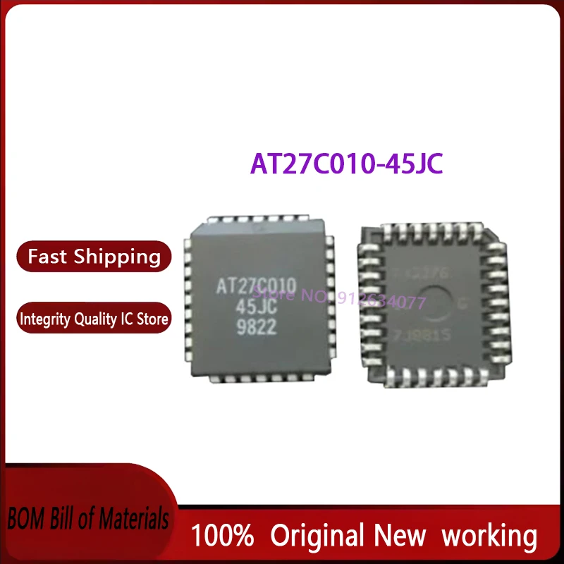 20pcs NEW AT27C010-45JC AT27C010 27C010 PLCC32 in stock