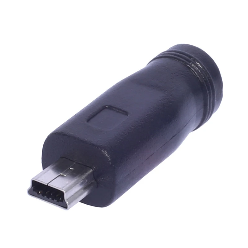 ตัวแปลงเครื่องชาร์จโทรศัพท์ DC5.5x2.1 หญิงเป็นอะแดปเตอร์ Type-C  Mini USB/Micro USB