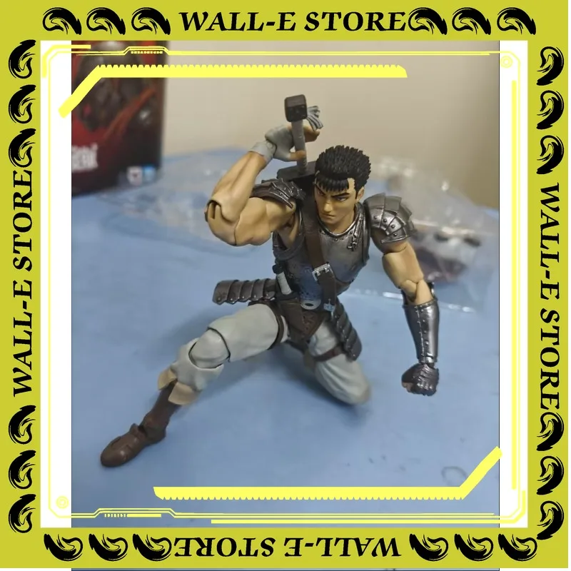 En Stock Berserk Guts S.H. Figura de Acción Original de Bandai, Figura de Anime SHF, Modelo Coleccionable de 16 cm
