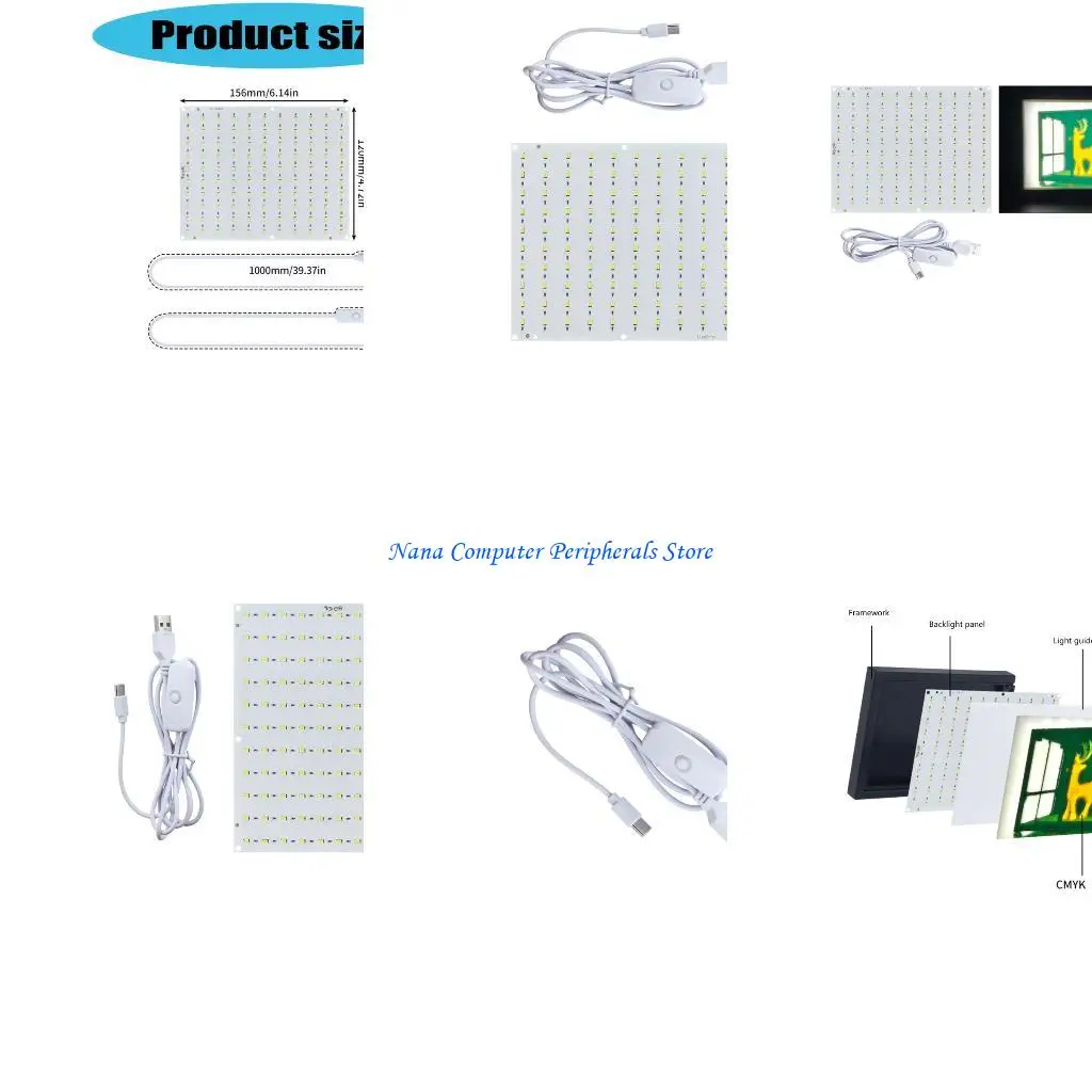F68C CMYK 프로젝트 인쇄용 조절 가능한 조명 보드 ABS 프레임 손실 설정 가이드