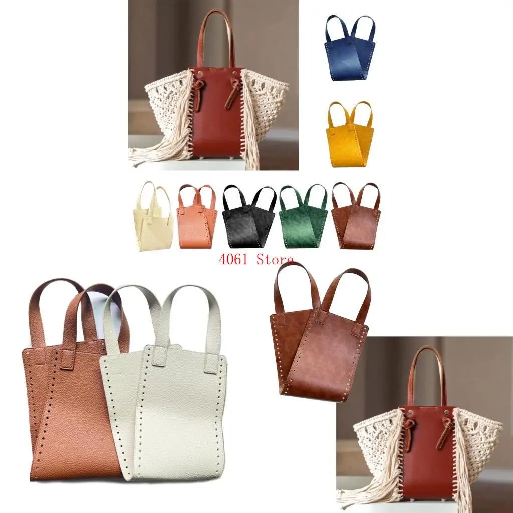 

Knitting Craft Tool For Handbag PU Leather Bag Crochet Accessories Women Girls