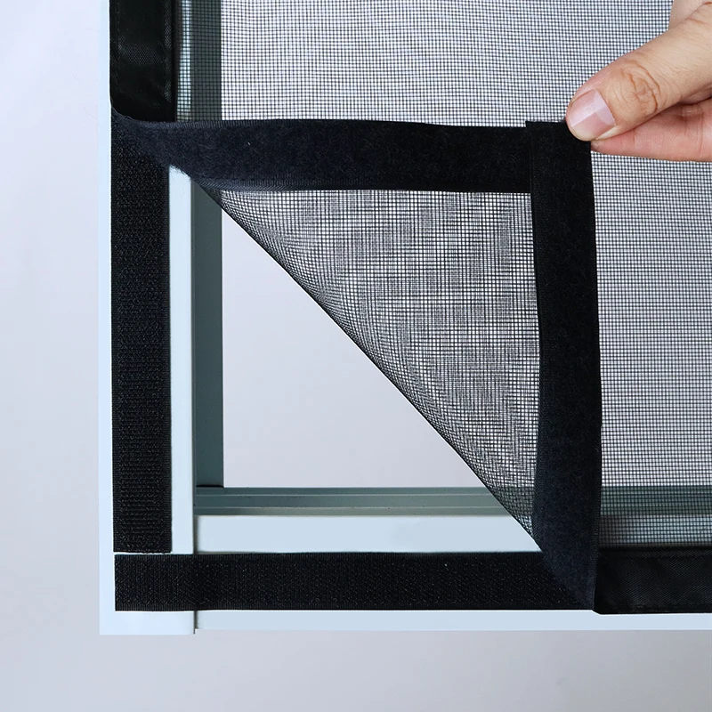 DTGJ Insect Mosquito Nets for Window Screen Mesh Custom Size Tulle Invisible Black Fiberglass Against Mosquitoes and Flies