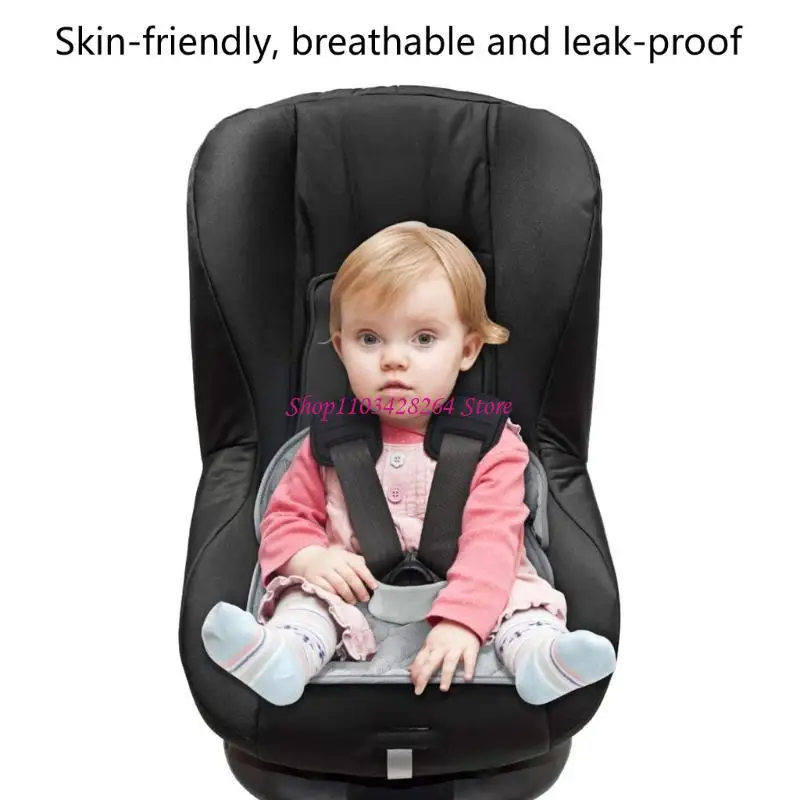 

Kid's Carseat Cushion Ergonomic Infants Seats Liner Diaper Pad with Easy Storage and Cleaning Feature for Family Trip