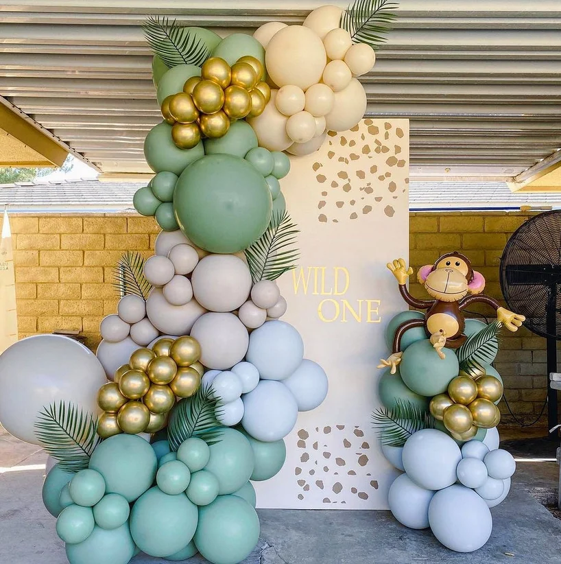 Boho Grüne Luftballons Mattgrüne Geburtstagsballons 5/10/12/18 Zoll DIY Ballongirlande Bogen für Geburtstag St. Patricks Day Dekor – Detail 27