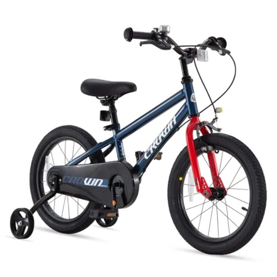 Bike 12 14 16 18 Inch Bicycle with Training Wheels Beginners Boys Girls Ages 3-10 Years Multiple Colors