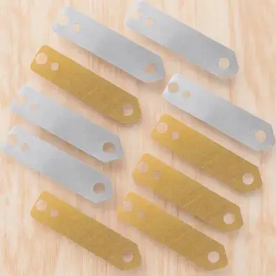 10pcs Material Zinc Copper Plates for Fruit Battery Experiments Portable Pure Metal Strips Tools Parts