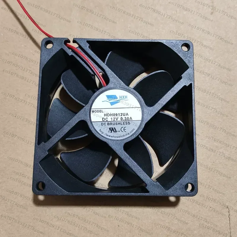 1PCS for HXH HDH0912UA DC 12V 0.30A 2 Wire 9025 9CM Inverter Chassis Cooling Fan