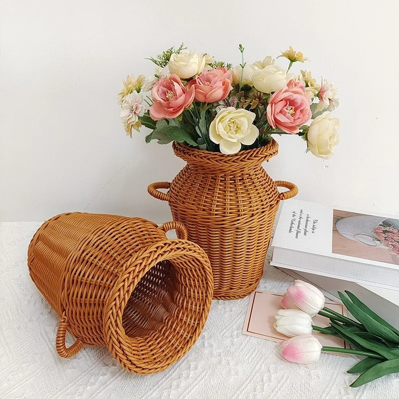 

New Vine Vase New Chinese Vases Dried Flower Vase Home Ornament تحف كبيره للمنزل Decoration Maison Jarrones 2026