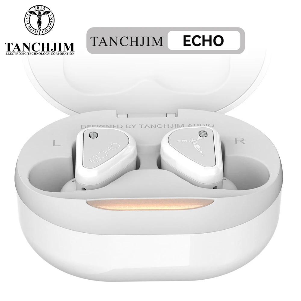 TANCHJIM ECHO TWS Bluetooth Earphones QCC3040 APTX/APTX Adaptive/AAC/SBC IPX4 Waterproof Wireless Earphone