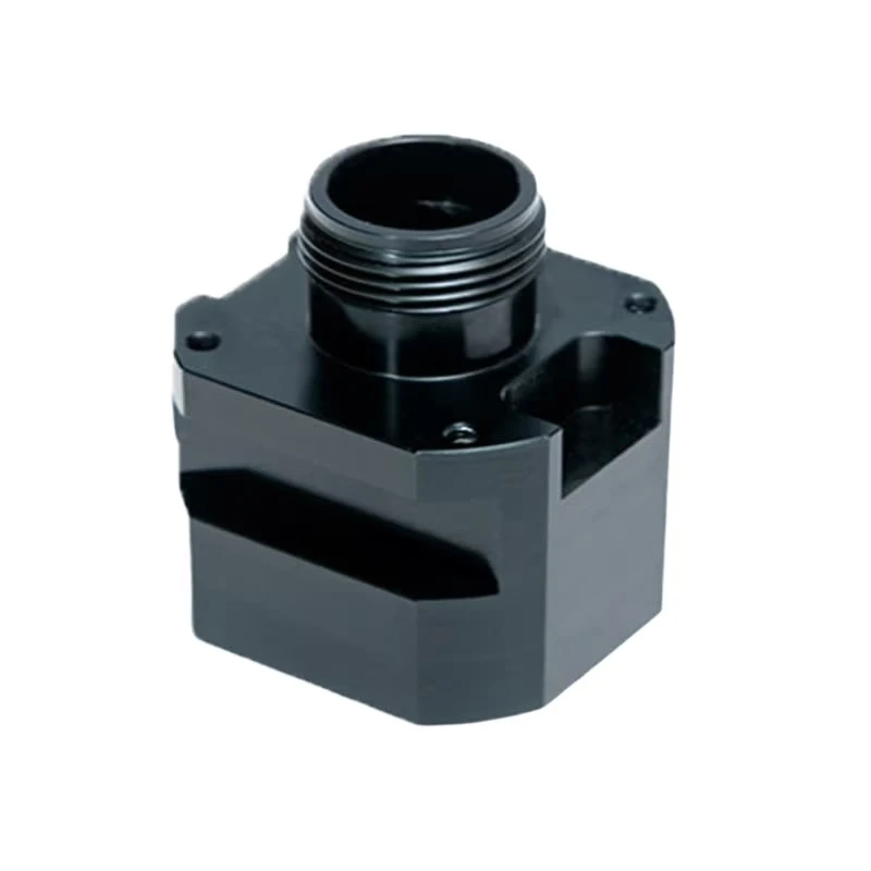 CNC machined aluminum alloy precision flange connecting seat equipment flange bearing