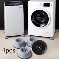 4Pcs Anti Vibration Feet Pads Waterproof Legs Slipstop Silent Skid Raiser Mat Washing Machine Support Dampers Stand Furniture