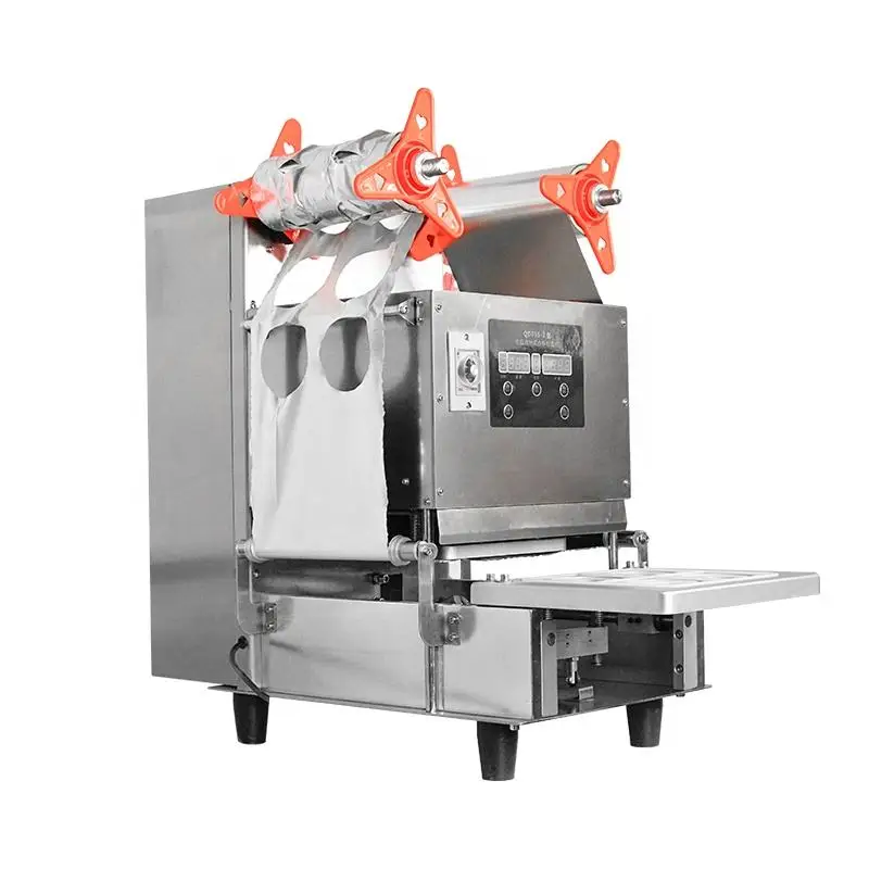 

DUOQI QDF-95 Automatic Bubble a Yogurt Juice Plastic Paper Cup Sealing Machine