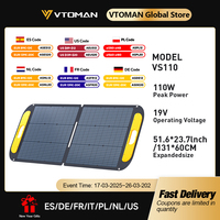 VTOMAN VS110 Solar Panel 110W Portable Waterproof Foldable Solar Panel Outdoor Emergency Backup for JUMP 600X Power Station