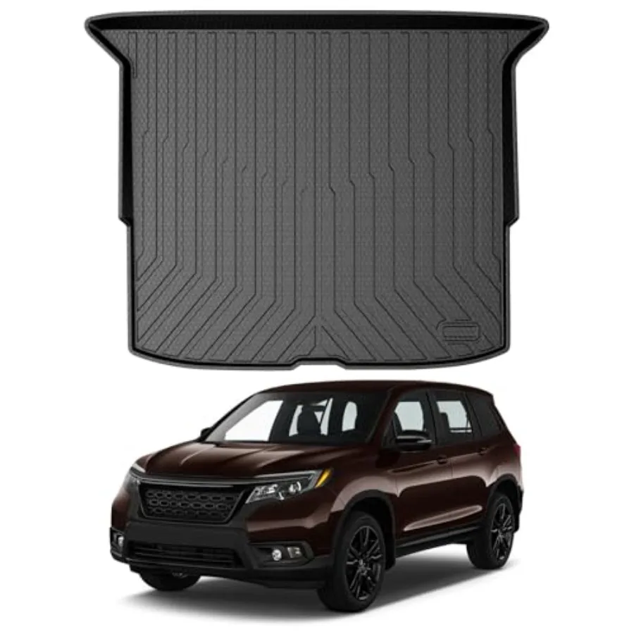 

Всепогодный противоскользящий коврик в багажник для Honda Passport 2019-2025, черный, на заказ