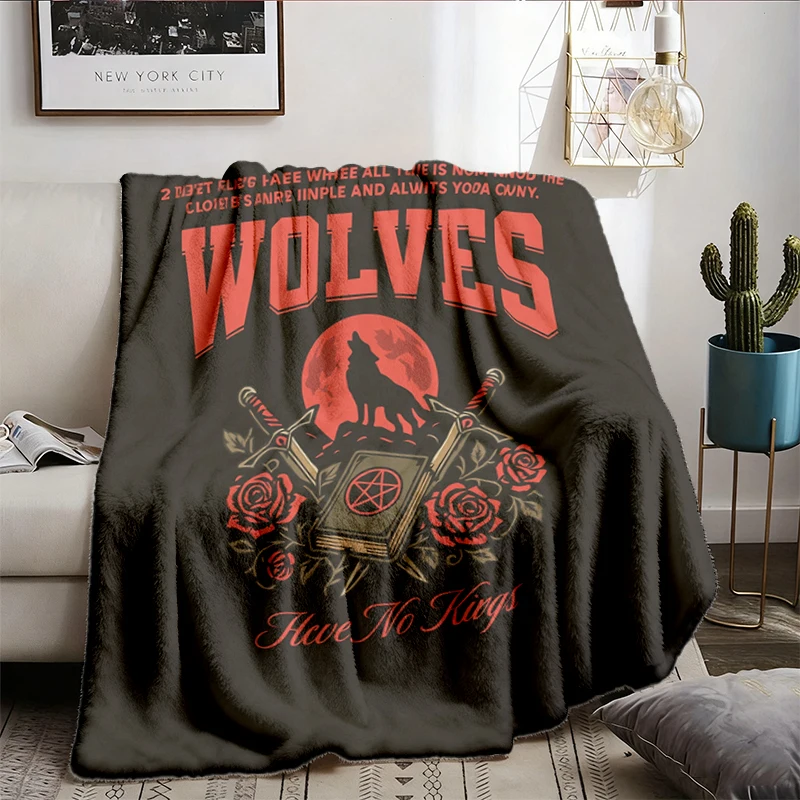 Robin Hobb Cozy Blanket, Realm of The Elderlings, Nighteyes Wolves Quote, Farseer Trilogy Soft Blanket Warm Blanket Gift