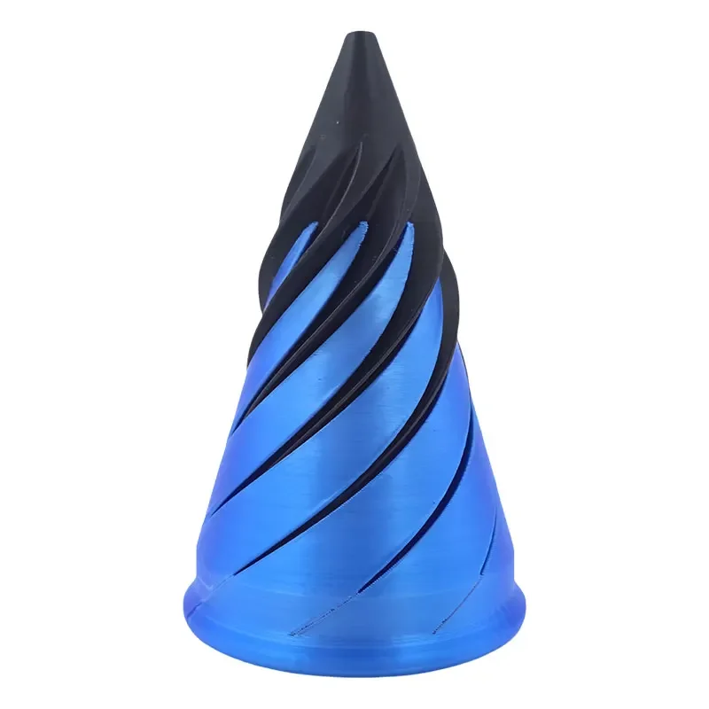 New 3D print intelligent development spiral cone toy decompression artifact, rotating tree decompression, dual color vortex toy