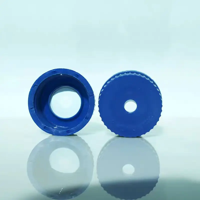 1PC GL45 Breathable Cap PTFE Membrane Perforated  Membrane Filter Cap Cell Culture Reagent Bottle Cap Shu Niu Cell Bottle Cap