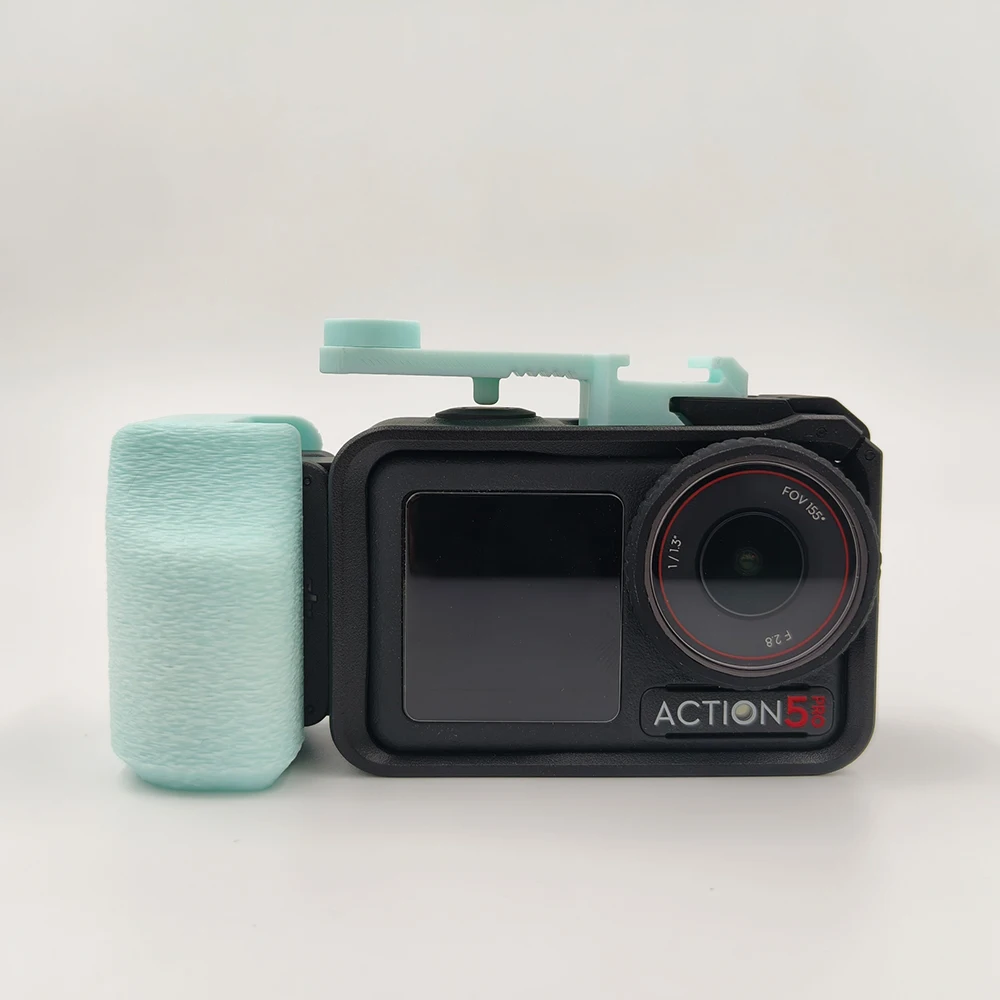 Alça de câmera impressa em 3D para DJI Osmo Action 3/4/5 Pro - Compatível com gaiola original e liberação rápida