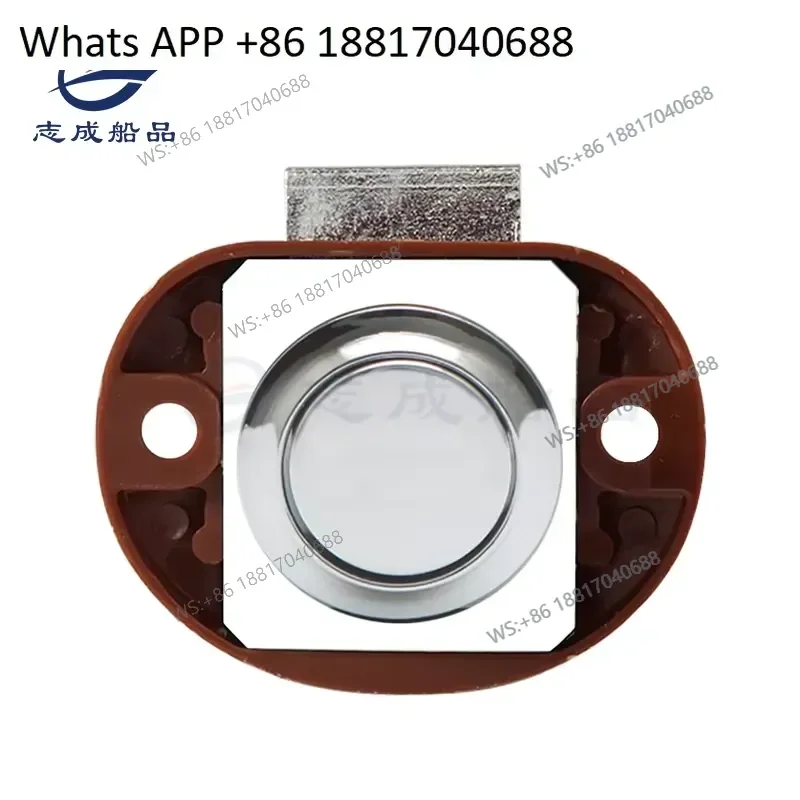 1PC for Zhicheng Drawer Lock Furniture Wall Cabinet Large Button Handle Keyless Press Lock Yacht Accessories